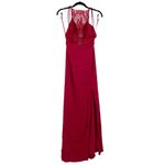 NBD  Dress Womens XS Stephania Lace Backless Maxi Red Sleeveless NWT Photo 2