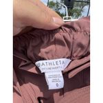 Athleta Skyline Pant II Stretch Paperbag Pants Women's Size 0 Cognac Brown Belt Photo 4