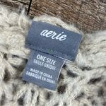 Aerie  Sweater Women OS Ivory Open Front Cardigan Cable Knit Sleevesless Mohair Photo 1