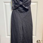 Cato black strapless pantsuit Photo 2