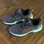 ASICS GEL-VENTURE 7 Running Womens Size 10.5 Black Orange Pop Trail Sneakers Photo 2
