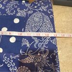 Meet Duke Blue & White Paisley Tote with Structured Design Photo 7