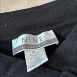 Nine & Co. silk blend Black Women's Top with Buckle Detail xl Photo 2