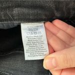 Everlane  Antique Black High Rise Raw Hem Straight Leg Ankle Denim Jeans Size 32 Photo 4