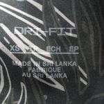 Nike Dri-Fit XS Yoga Running Swoosh Leggings in Black Gray White Floral Sketch Photo 6