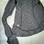 Lululemon  Think Fast Pullover Coco Pique Black / Black size 6 women’s sportswear Photo 8