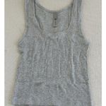 SKIMS Cotton Rib Tank in Light Heather Grey, Size Large Photo 3