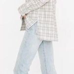 Madewell  Corduroy Oversized Ex-Boyfriend Shirt in Lombard Plaid sz S Photo 1