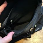 Botkier  Black Faux Leather Backpack Purse Pockets Adjustable Straps Classic Photo 6