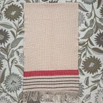 J.Crew Wool Scarf Shawl Wrap Striped Fringe Photo 1