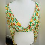 Mango Floral Twist-Front Crop Top vacation resort wear Photo 2