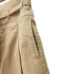 American Eagle NWT Pleated Twill Skort Khaki Button Front Low Rise Size 4 Preppy Photo 4