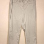 Ann Taylor Women’s Curvy Fit Academia Career Office Beige Khaki Ankle Pants Photo 0