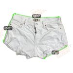 We The Free We‎ The Free white denim fringe distressed women's  shorts size 27 Photo 9