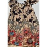 Denim 24 7 Tunic Top Shirt Blouse 20W 20 Floral Roll Tab Pintuck Boho Western Red Photo 1