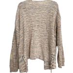 Ten Sixty Sherman  Knitted Cardigan Lace Up Pastel Photo 1