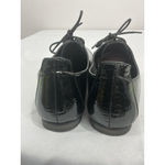 Womans Breckells Sharon 10 Black Patent Leather Lace Up Oxford Shoes NWOT Photo 3