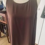 By C Chocolate Sleeveless Top with fringe hem Purple Size M Photo 0