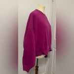 Nike SPORTSWEAR ESSENTIAL FLEECE CREW CROPPED LOOSE OVERSIZED PINK SIZE LARGE Photo 3