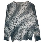 360 Cashmere Skull Cashmere / Roxie Leopard Sweater size Large Photo 3