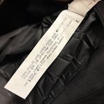 ZARA  Womens Black Pleated Back Hoodie Sweatshirt With Kangaroo Pocket Size M Photo 8