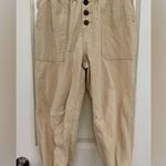 easel  Women's Cream Cropped Pants Photo 0