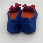 Bamboo  Fabric Ballet Flats Sz 7 UF Gators Polka Dot Bow Pinup Bold Tailgate Photo 7