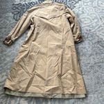 Vintage F.A.I. Double Breasted Closure Trench Coat Khaki 16 Tan Photo 5