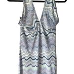 No Comment  dress halter medium stretch‎ wave print coverup NEW Photo 0
