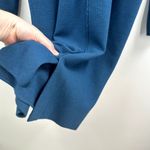 J.Jill Dark teal Blue Seamed Wool Blend Sweater Dress Long Sleeve Size Small Photo 6