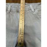 Refuge Distressed Gray Skinny Stretch 5 Pocket Button Zip Jeans Size 4 Photo 7
