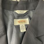 Talbots Vintage Tailored Blazer Jacket 16 Navy Blue Classic Dark Academia Coat Photo 1