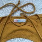 Free People  Vivi Sundress Dress Open Back Cap Sleeve Gold Dress Size  M … Photo 4