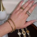 Elegant Gold Ring Stack Photo 0