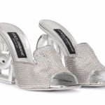 Dolce & Gabbana DG-Heel Gemstone-Embellished Mules Size 40 NEW + Box + Dust Bag Photo 9