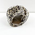 Anthropologie Adjustable Leopard Print Baseball Hat Cap Tan Black Photo 4