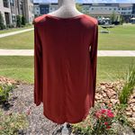 Lululemon Up For Down Time Long Sleeve Dark Terracotta Top Photo 3
