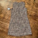 Gal meets Glam Romona tweed sleeveless shift mini dress Pink Size 4 Photo 5