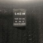 SheIn size medium black crop top shorts sleeves Photo 4