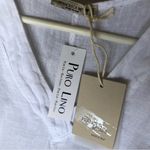 Francesca Bettini White Linen Maxi Dress Size S Photo 8