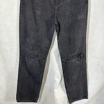SLVRLAKE Black Distressed High Rise Straight Leg London Jeans Size 28 Photo 12