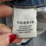 Torrid  Plus 26 Boyfriend Straight Jeans Stretch Distressed Holes Rips Stretch Photo 8