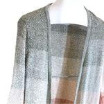 Natural Reflections Multi Color Striped Long Cardigan Size Large Photo 3