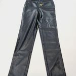 superdown Adonia Zipper Front Pant in Black Photo 2