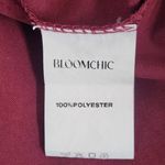 Bloomchic Oxblood Tiered Midi Dress Size 14/16 Burgundy Wedding Guest Dress Red Size L Photo 7