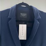 Athleta Venice Blazer Workwear Office In Navy Heather Size 0 NWT Photo 5