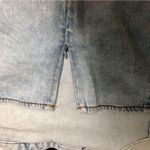 We Wore What NWT Cut Out Denim Mini Skirt Indigo Comfort Super Light Stone Wash L Photo 11