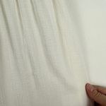 NWT NSF Niara Sz L Women's Short Sleeve Peasant Dress in White Size L Photo 11