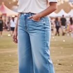 American Eagle Dreamy Drape Super High Rise Baggy Wide Leg Womens 18 Photo 0