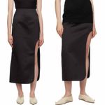 By Malene Birger Wick Side Slit Maxi Skirt Black Size US 10 Contemporary Photo 7